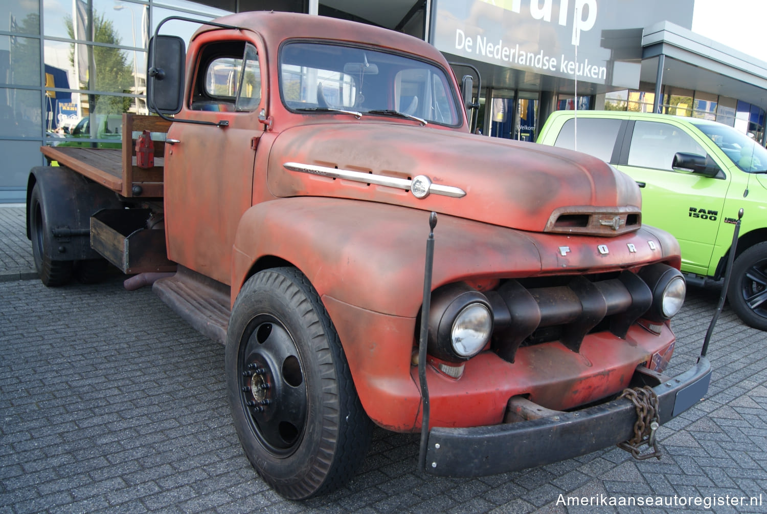 Vrachtwagens Ford uit 1952