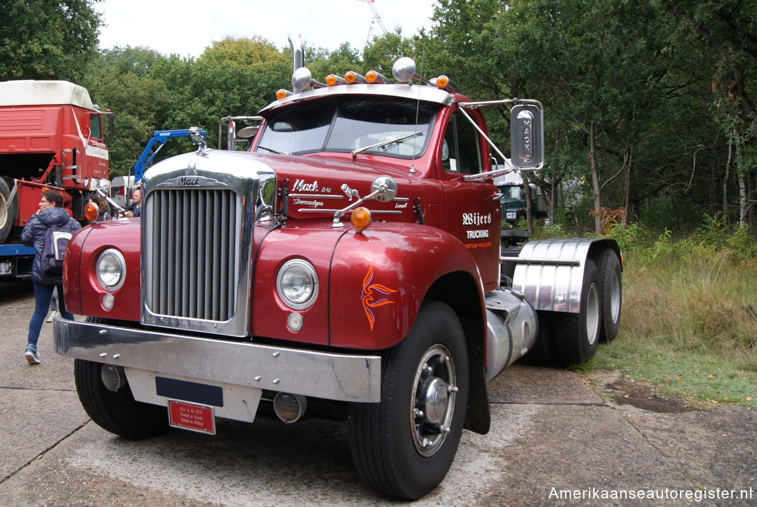 Vrachtwagens Mack uit 1953