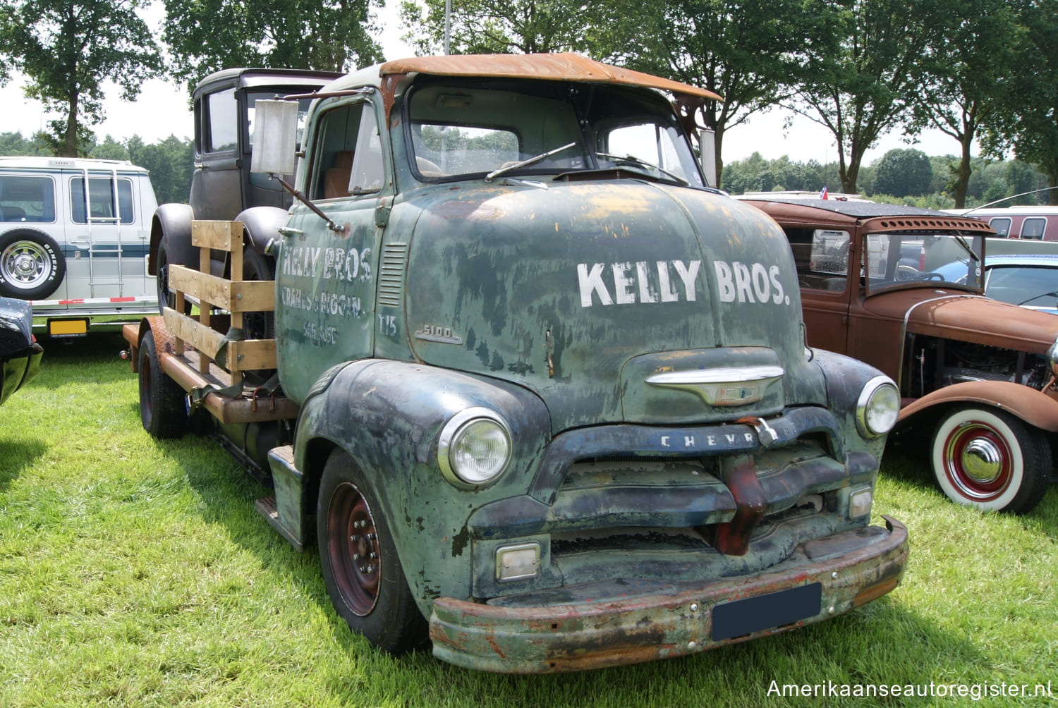 Vrachtwagens Chevrolet uit 1954