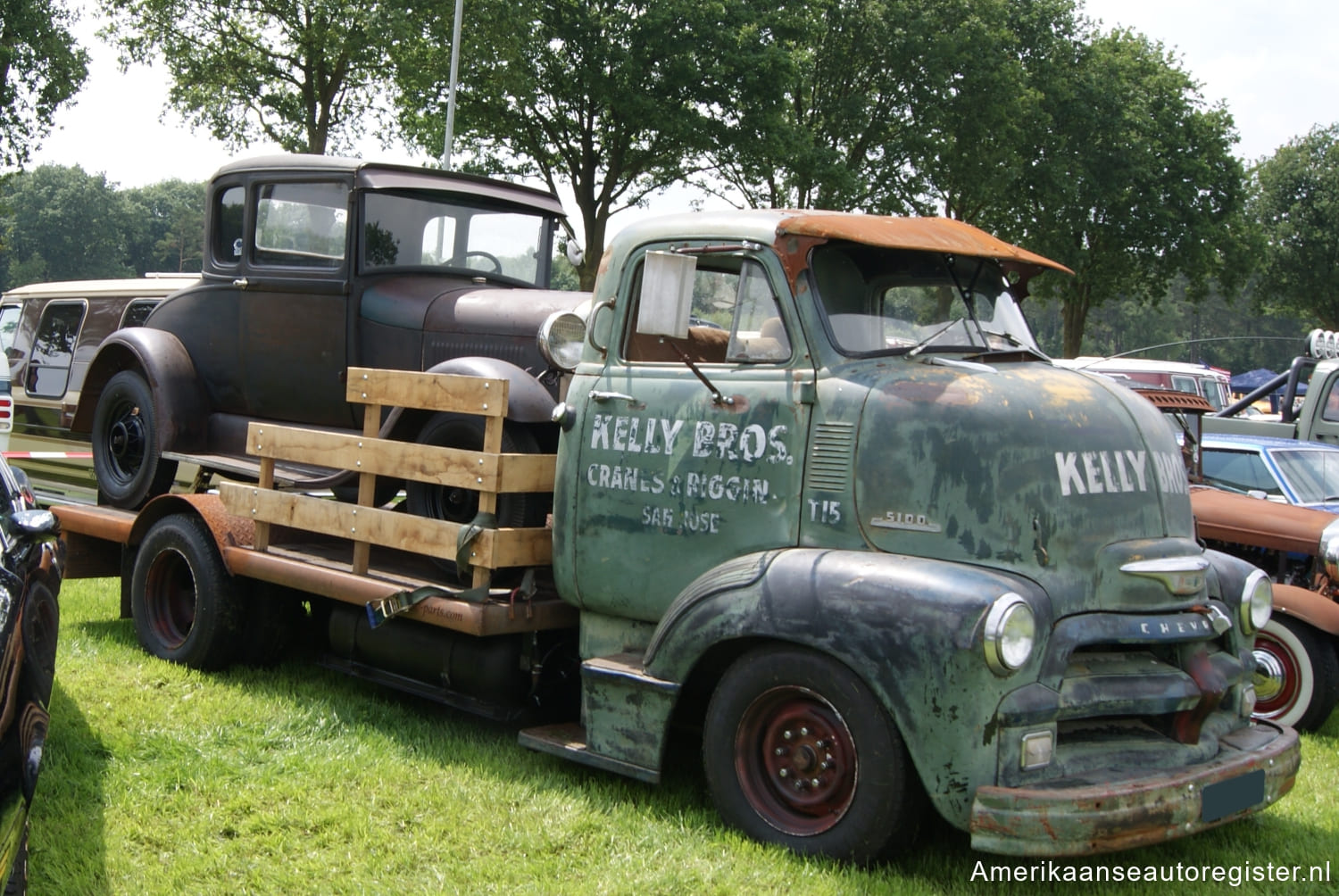 Vrachtwagens Chevrolet uit 1954