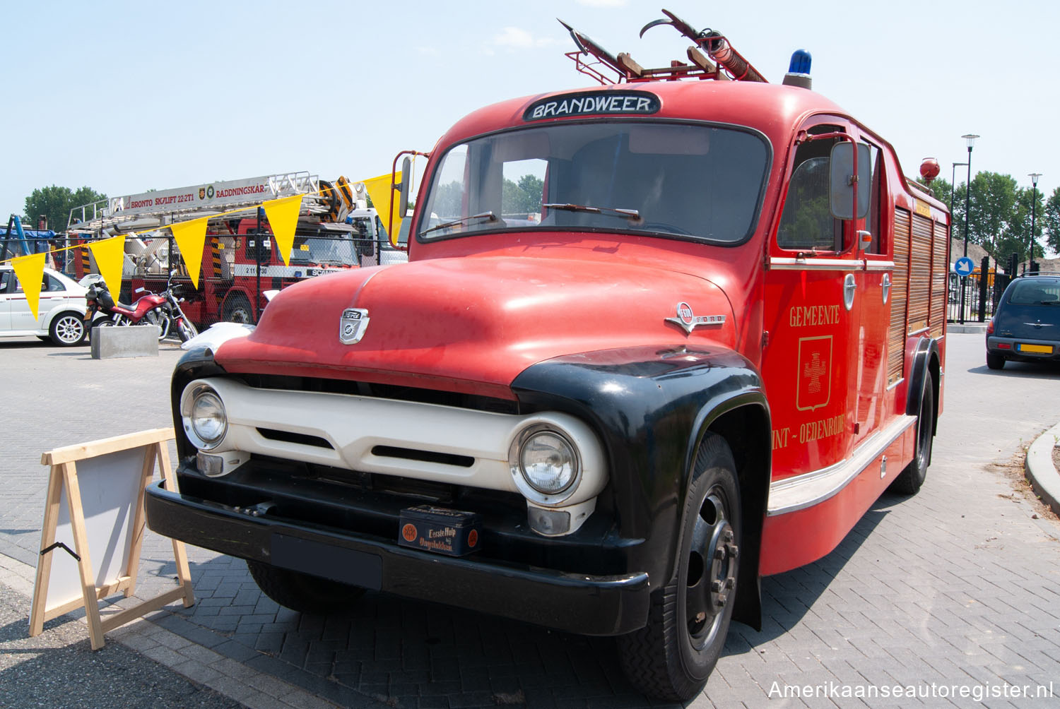 Vrachtwagens Ford uit 1955