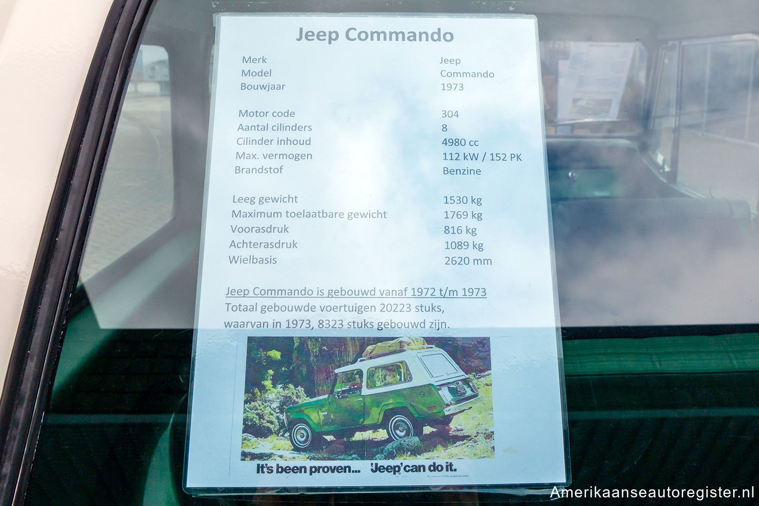 Jeep Jeepster uit 1972