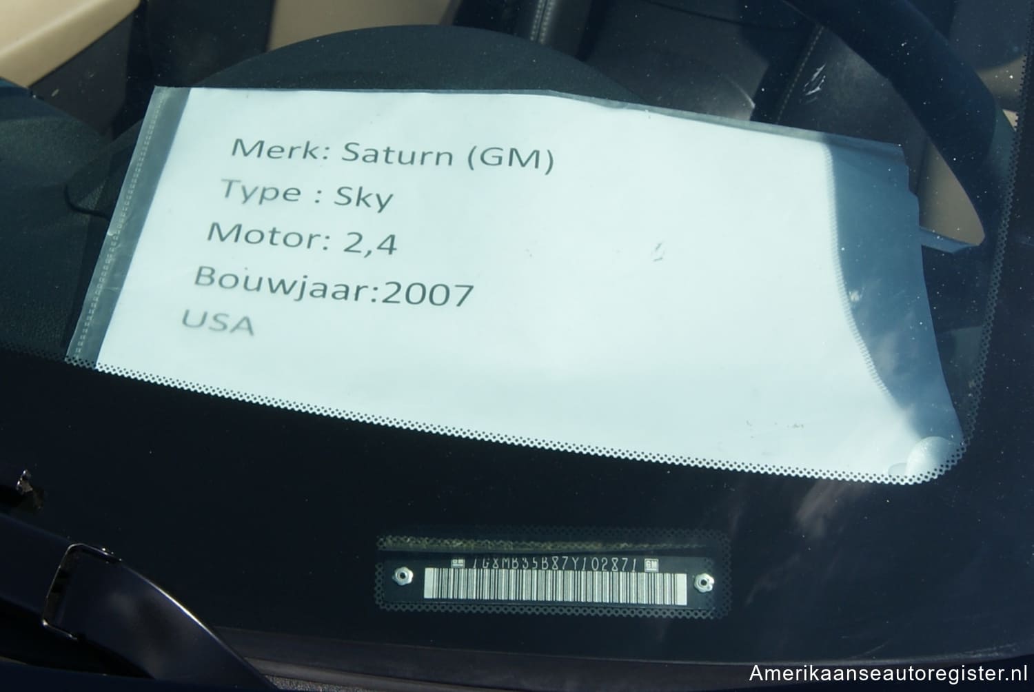 Overig Saturn uit 2007